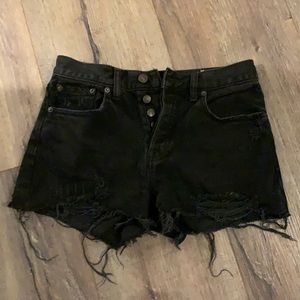 Free People distressed shorts